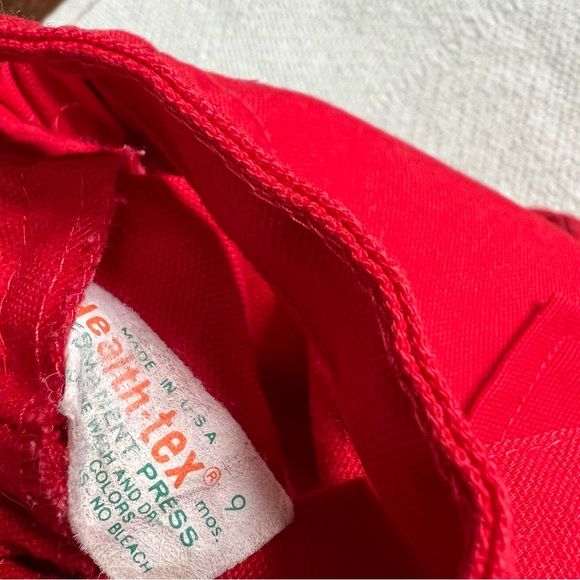 Vintage Health Tex Red Overall Jumper 9m - Picture 6 of 6